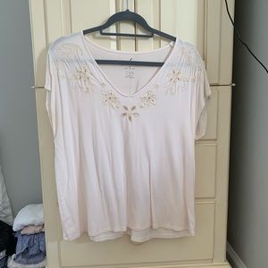 American eagle cream soft and sexy shirt
